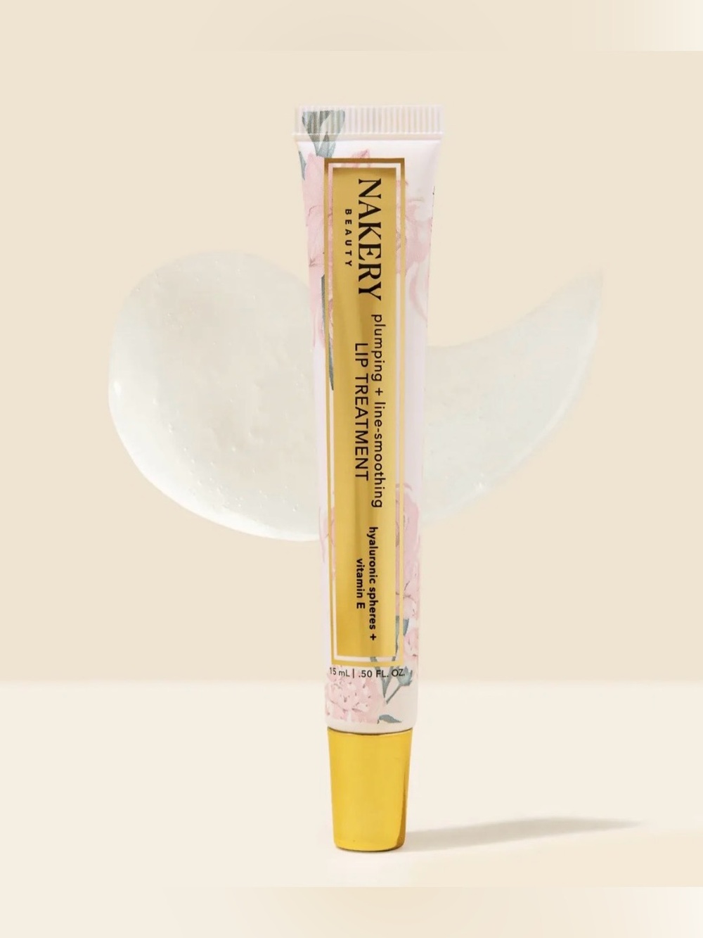 Nakery Beauty Plumping & Line Smoothing Lip Treatment in Clear ~factory sealed